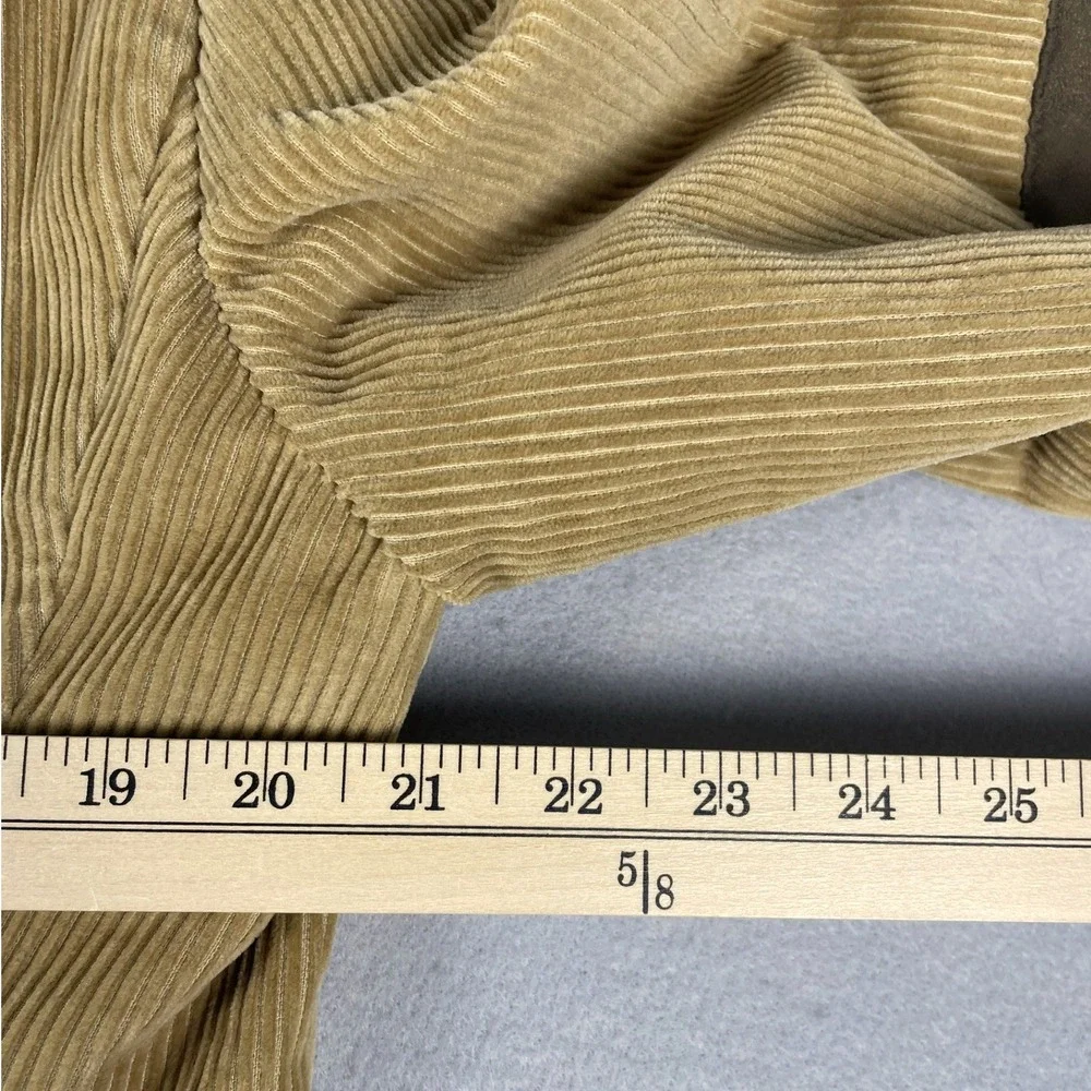 Lauren Ralph Lauren Blazer Mens 40R Tan Corduroy Sport Coat Elbow Patches
